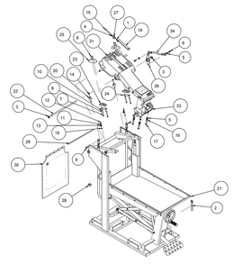 Section 02 Diagram and Parts List for MK-5010T 169331 MK Diamond Concrete Saw